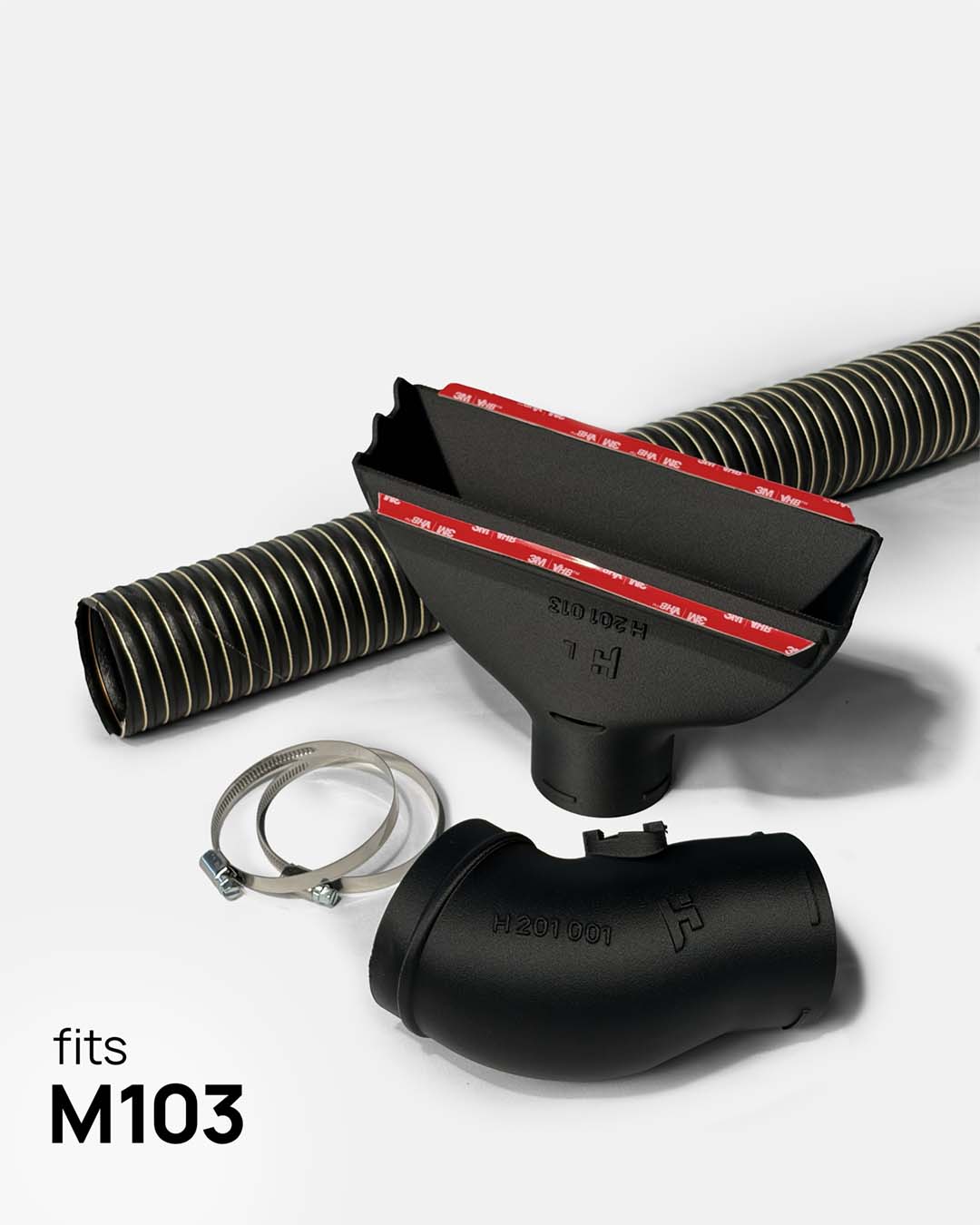 Cold Air Intake "BBS Stoßstange" Mercedes W201 190E