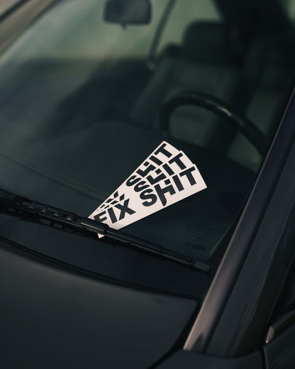 "FIX SHIT" Sticker