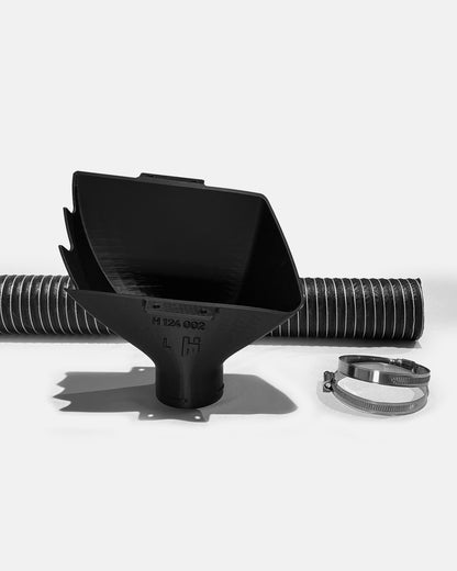 Cold Air Intake "Stoßstange" - Mercedes W124 260/300/300-24 M103 (Fahrerseite)