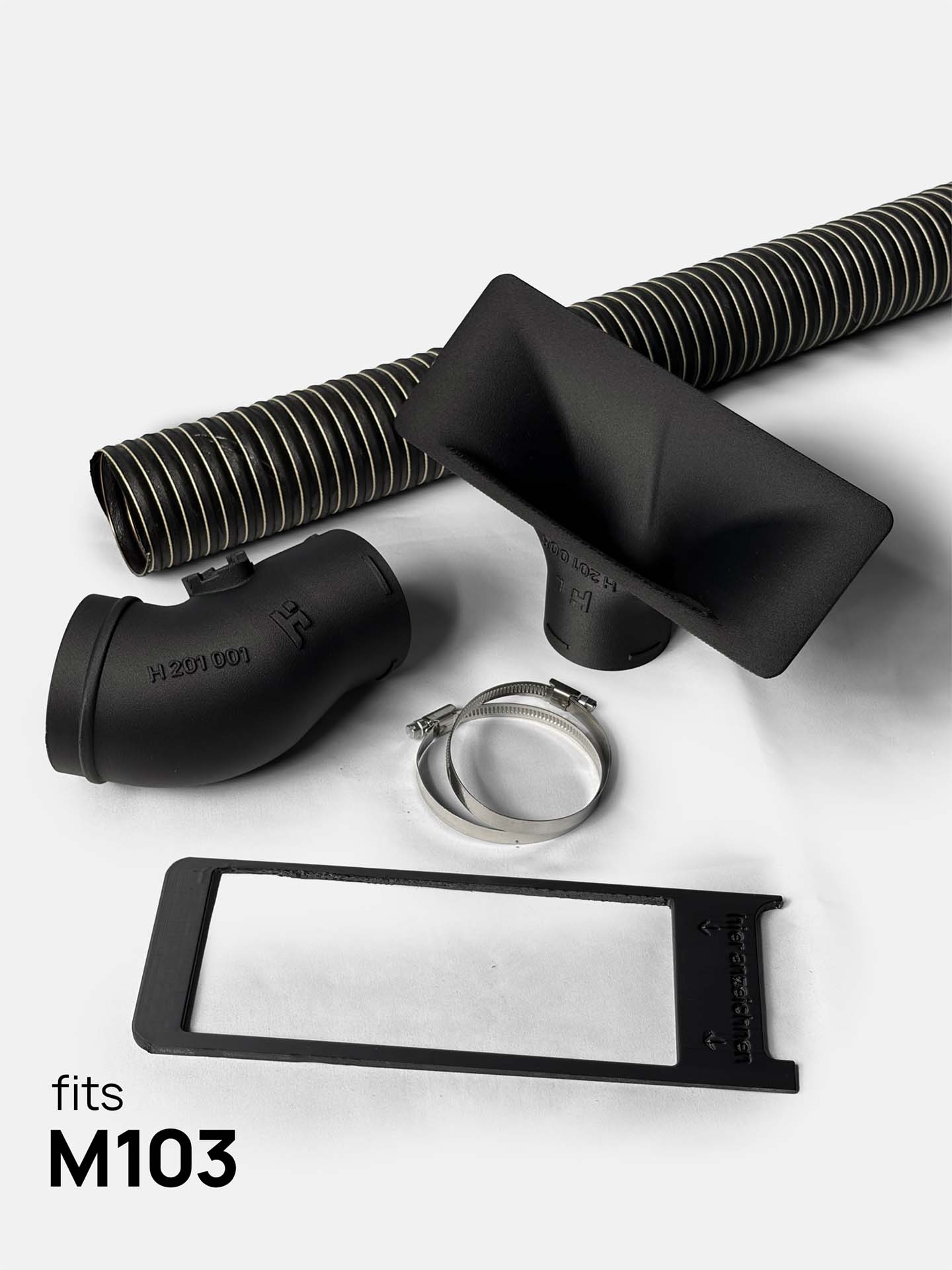 Cold Air Intake "16v Stoßstange" Mercedes W201 190E